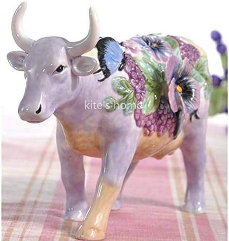 Casa e cozinha Flores de vaca Bull Fture Cerâmica Craftworks Gift Animal Ornament Study Study Office Deco