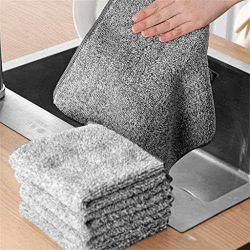 Houkai 5pcs Limpeza de cozinha Toalha absorvente de óleo antiaderente Ranfos de pátio de lavagem de pano de pano de limpeza de microfibra