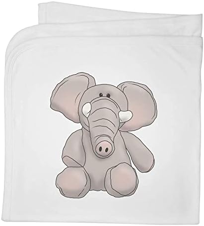 Azeeda 'Elephant Plushie' Cotton Baby Clanta/xale