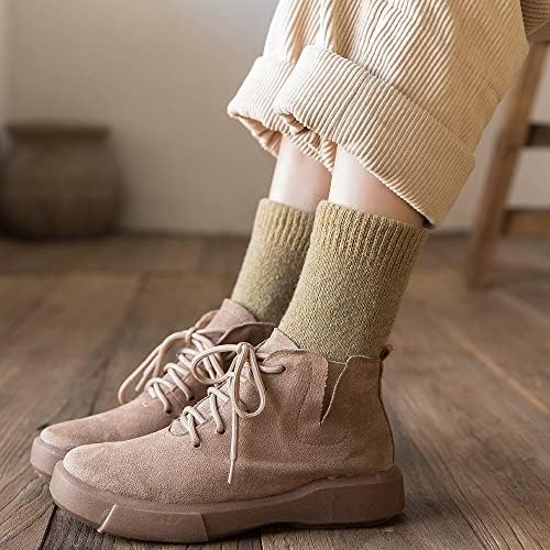 CZDYUF SOCKS Feminino Esportes de lazer de inverno espetam meias de algodão de moda confortável e confortável