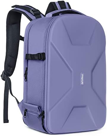 Backpack da câmera Mosis, DSLR/SLR/Mirrorless Photography Camera Bag de 15-16 polegadas de casca d'água com suporte de tripé