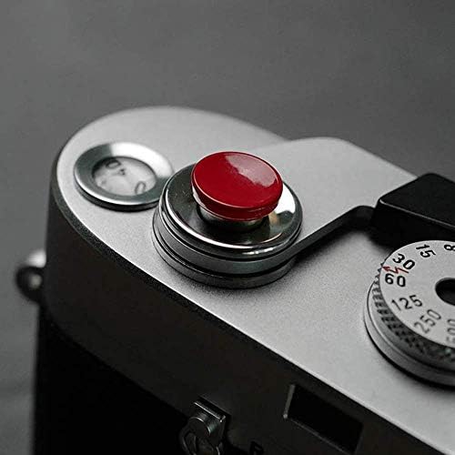 Metal Brass Soft Button Botão Botão de liberação compatível com Fujifilm XT20 X100F X-T2 X100T X-PRO2 X-T10 X-Pro1 X-E2S X100 X100S X10 X20 X30 X30 X-E1 X-E2 Stx-2, vermelho