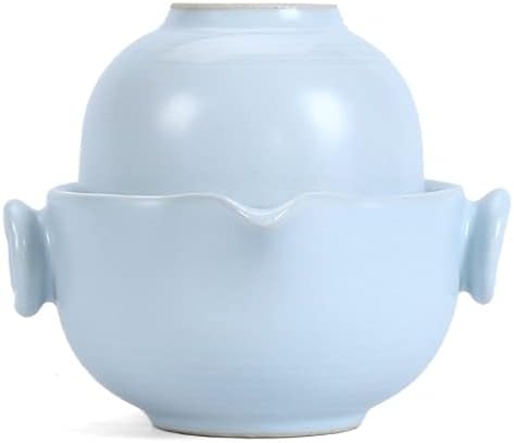 Paynan Ceramic portátil Viagem Tea Conjunto de chá de chá de chá de kung Fu Copa de chá de chá Gaiwan Kettle