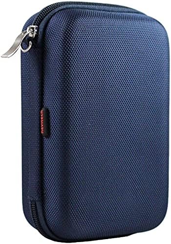 Navitech Blue Travel Case Hard Case Compatível com o VTech Kidizoom Snap Touch