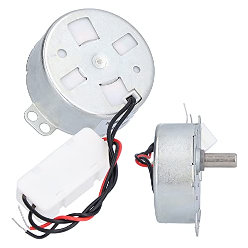 Motor DC, 50tyc dc12v 5rpm Motor de veado com um único eixo plano, Halloween Props High Torsion CCW/CW Direção para produtos eletrônicos para campo automotivo