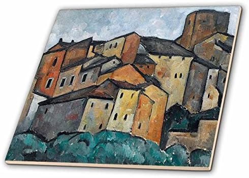 3drose CT_52279_2 Vintage 1913 San Gimignano, Itália Pintura de Alexander Kanoldt Tile de cerâmica, 6 polegadas