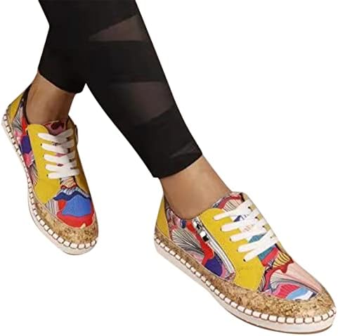 Sapatos de Leewos Summer Summer Fashion Moda plana Grande tamanho Casual Sapatos de caminhada planos femininos Casual Casual