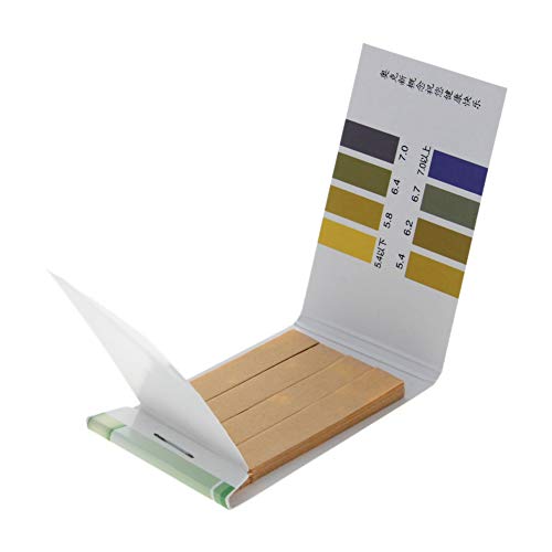 Tiras de teste de pH heyiarbeit 5.4-7.0 Testador de titmo de papel de papel indicador, 5 pacotes de 400 tiras para o teste de