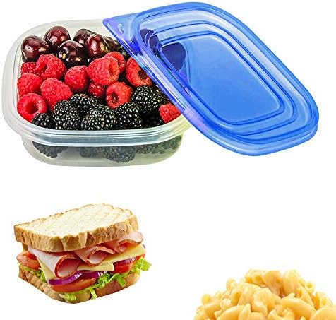 12 PC Reutilizável Recipiente de Alimentos Refeição Preparação BPA BPA Freezer Freezer Microondas Seguro