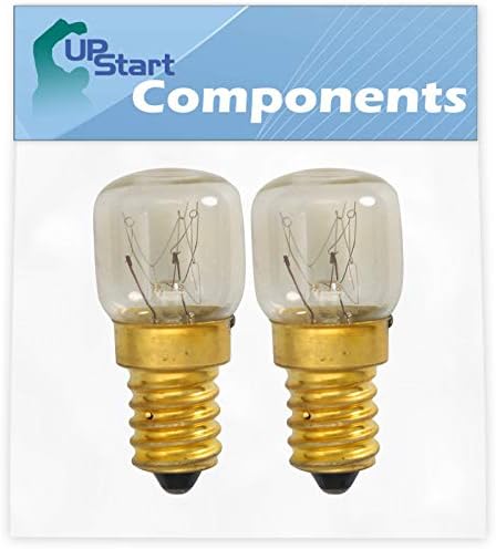 2 -Pack 4173175 Substituição da lâmpada para Whirlpool RBS305PRB02 - Compatível com lâmpada de forno de hidromassagem