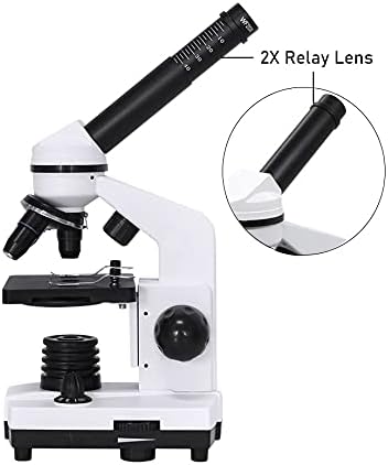 N/A Composto Profissional Microscópio Biológico Microscópio Microscópio Microscópio de Exploração Biológica Adaptador de Smartphone 40x-1600x
