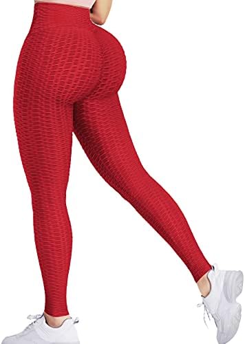 JoyMode Booty Leggings for Women Tik Tok Butt Levantando calças de ioga Tommes Controle High Scrunch calças justas