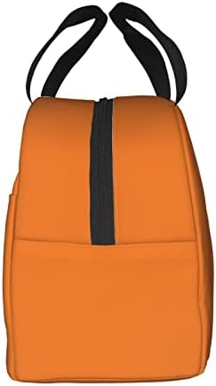 Dmorj Beauty Burnt Orange Lunch Bota grande: >> Capacidade de lancheira Bento lancheira para crianças adultos adultos