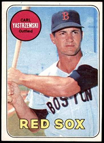 1969 Topps # 130 Carl Yastrzemski Boston Red Sox ex Red Sox