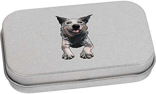 Azeeda 'Australian Cattle Dog' Metal Articled Stationery Tin / Storage Box