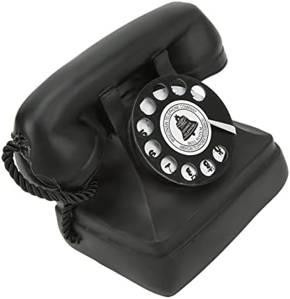 Modelo de telefone rotativo Vingvo, clássica decoração vintage imitação antiga discagem rotativa telefonia fixo para casa