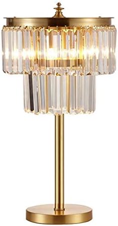 N/A Lâmpada de cabeceira do quarto de cristal, lâmpadas de mesa de decoração, para salão de mesa de cabeceira do
