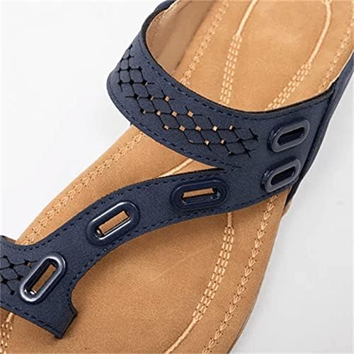 Sandálias de moda feminina 2023 Comfort Slip em chinelos de sandálias de praia casuais para mulheres escorregas planas com suporte
