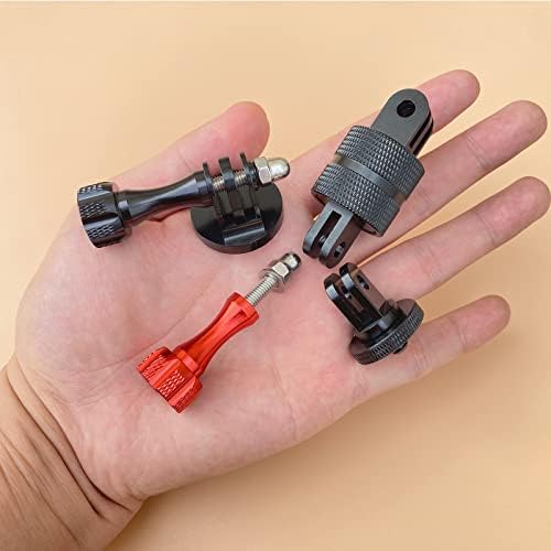 Adaptador de montagem do tripé de câmera de rotação de 360 ​​graus, com 2pcs de comprimento de tiro de tripé de 2pcs Adaptador