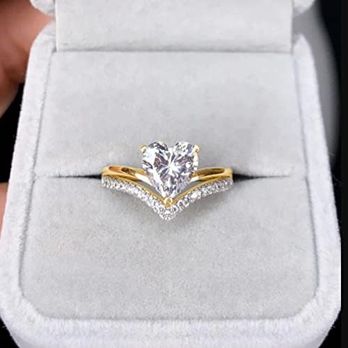 Banda feminina tocar minha linda filha anel de amor em forma de grande strass ringue de diamante anel de amor geometria elegante