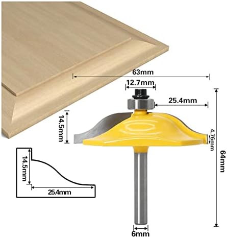 Cutter de moagem de hardware 1-3pcs 6mm titular da ferramenta guia