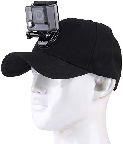 Capéu de chapéu de sol ao ar livre Topi Baseball com suporte de suporte para câmera para GoPro & Sjcam & Sport Camera