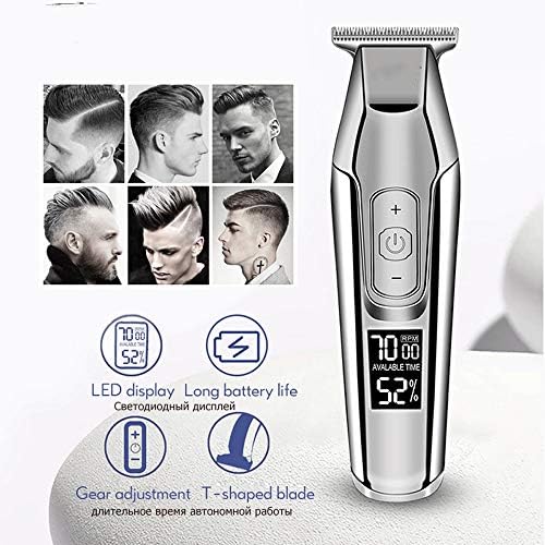 GFDFD Professional Cabelo elétrico Clipper, aparador elétrico, barbeador de cabelo, cortador de cabelo, clipper elétrico,