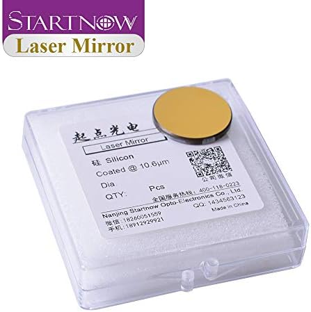StartNow 3pcs/lote Si espelho D19 20 25 27 30 38.1 Lente refletiva a laser de silício para peças de máquina de corte a laser de 80w