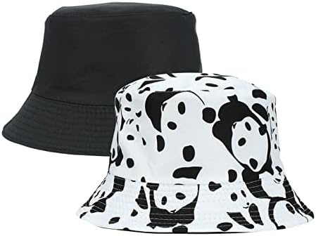 Chapéu de caçamba do caçamba de duas lados feminino Chapéu de proteção solar chapéu gordo Chapéus