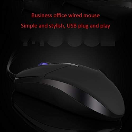 Mouse para jogos domésticos com fio de notebook elétrico mudo do escritório de computadores de computadores e mulheres usam mouse