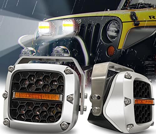 Luzes de acionamento LED de 3 polegadas Luzes de acionamento Off Road Spot Beam Ditch Lights for Jeep Ford GMC Truck