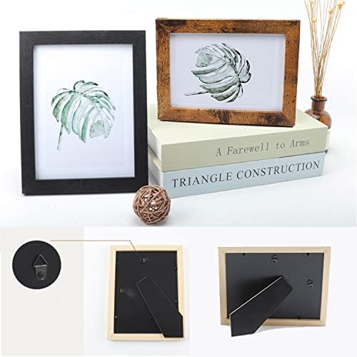 Xnlkros Picture Frame Conjunto de 10 pacote, molduras de fotos da fazenda, colagem da estrutura da parede da galeria + caixa de presente preta com tampa, caixa de presente dobrável com fechamento magnético para casamento, graduação, aniversário