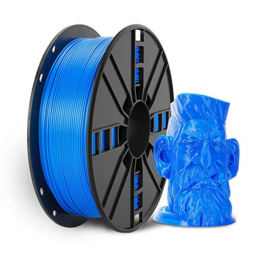 Novamaker PLA Plus Filamento 1,75 mm com filamento de limpeza de 20g, resistência ao filamento de impressora Blue Pla Pro 3D aprimorada, PLA PLA 1kg PLA 1 kg, precisão dimensional +/- 0,03mm