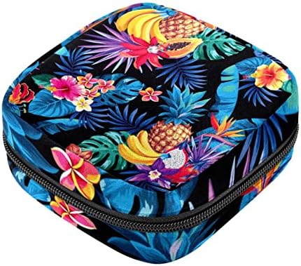 Bolsa de maquiagem colorida folhas de outono padrony_artboard 10 bolsa de maquiagem de bolsa de maquiagem Bolsa de artesanato