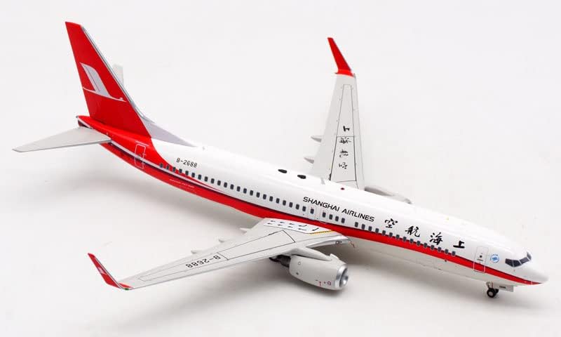 Aviação Shanghai Airlines para Boeing B737-800 B-2688 1/200 Aeronave Diecast Modelo pré-construído