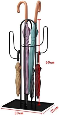 Liruxun Design Metal Umbrella Stand Gols Space Salvando Organizador do guarda -chuva para a porta da frente