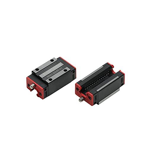 Mssoomm Square Linear Motion Guideway Rail HSR35-61.02 polegada / 1550mm +2pcs Cr Bloco de controle deslizante de transporte