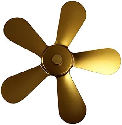 LIXFDJ LARRELATE RADIADOR DOMENCIA DOMEMENTO DE ENERGIA DOMEMENTO Baixo ruído Moderno queimador de inverno Power calor alimentado por energia alumínio de economia de 5 lâminas Fan de fogão a lenha Fan.