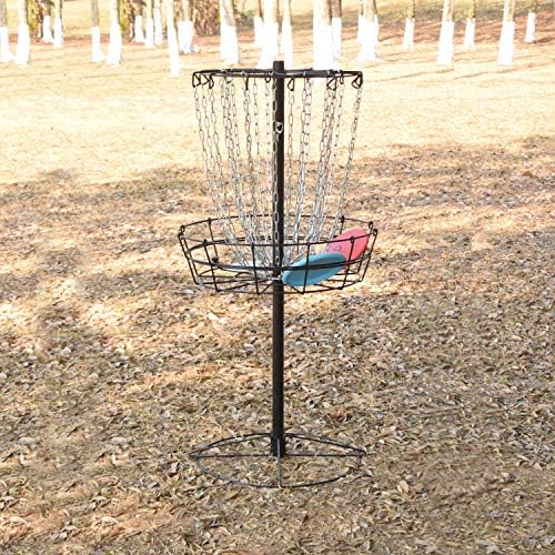 DISC Golf Basket Metal Disc Golf Golf Target Flying Disc Golf Practice Basket Indoor & Outdoor