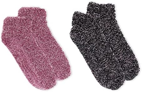 Dr. Scholl's Women's Low Cut Spa Socks - Lavender & Vitamin E Infused - 2 e 3 pares de pacotes - Grippers de fundo