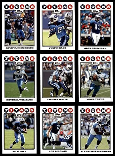 2008 TOPPS TENNESSEE TITANS SETE