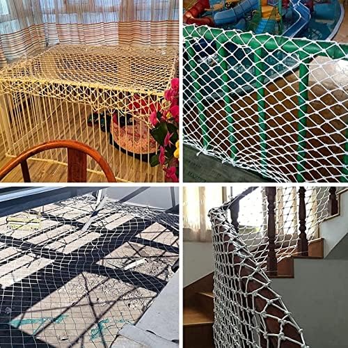 Rede de proteção contra protetores anti-queda rede de cargo de escalada para crianças Cente de segurança de gatos para animais para escadas de janela da varanda