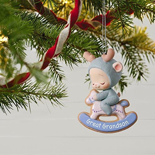 Hallmark Keetake Ornamento de Natal de 2018 do ano datado, bisneto Bunny