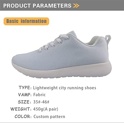 PHAYON NON MES MESS MESSA LUZES MENHA MAN HOMENS HOMENS HOMENS UNISSISEX LACE-UP Running Shoes Casual Diário Sapatos Branco