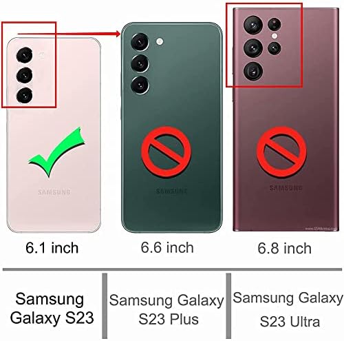 ROPIGO PARA SAMSUNG Galaxy S23 5G Caixa da carteira, couro premium de borboleta em relevo [Kickstand] [slots de cartão] [pulseira]