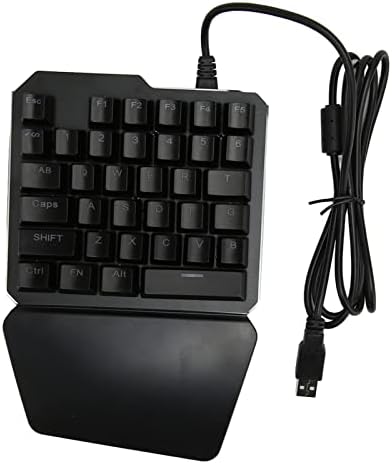 Vingvo Gaming Keypad, teclado de uma mão USB Wired 35 Keys for Office