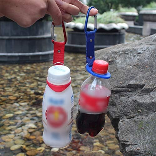Gancho de mochila besportble 4pcs pendurados fivela portátil de garrafa de água portátil Clipe de garrafa de água para o cinto de mochila