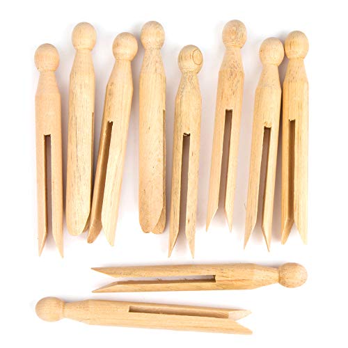 Baker Ross Wooden Dolly Pegs for Kids Arts and Crafts Atividades