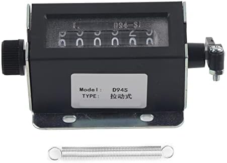 Contador mecânico resetável da FTVogue, D94-S de 6 dígitos Número do contador mecânico resetable Aritmômetro mecânico contador