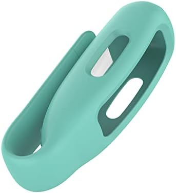 Caixa de choque anti-arranhão crfyj para fitbit inspire 2 inspire2 shell de proteção de silicone com clipe de aço especial cor